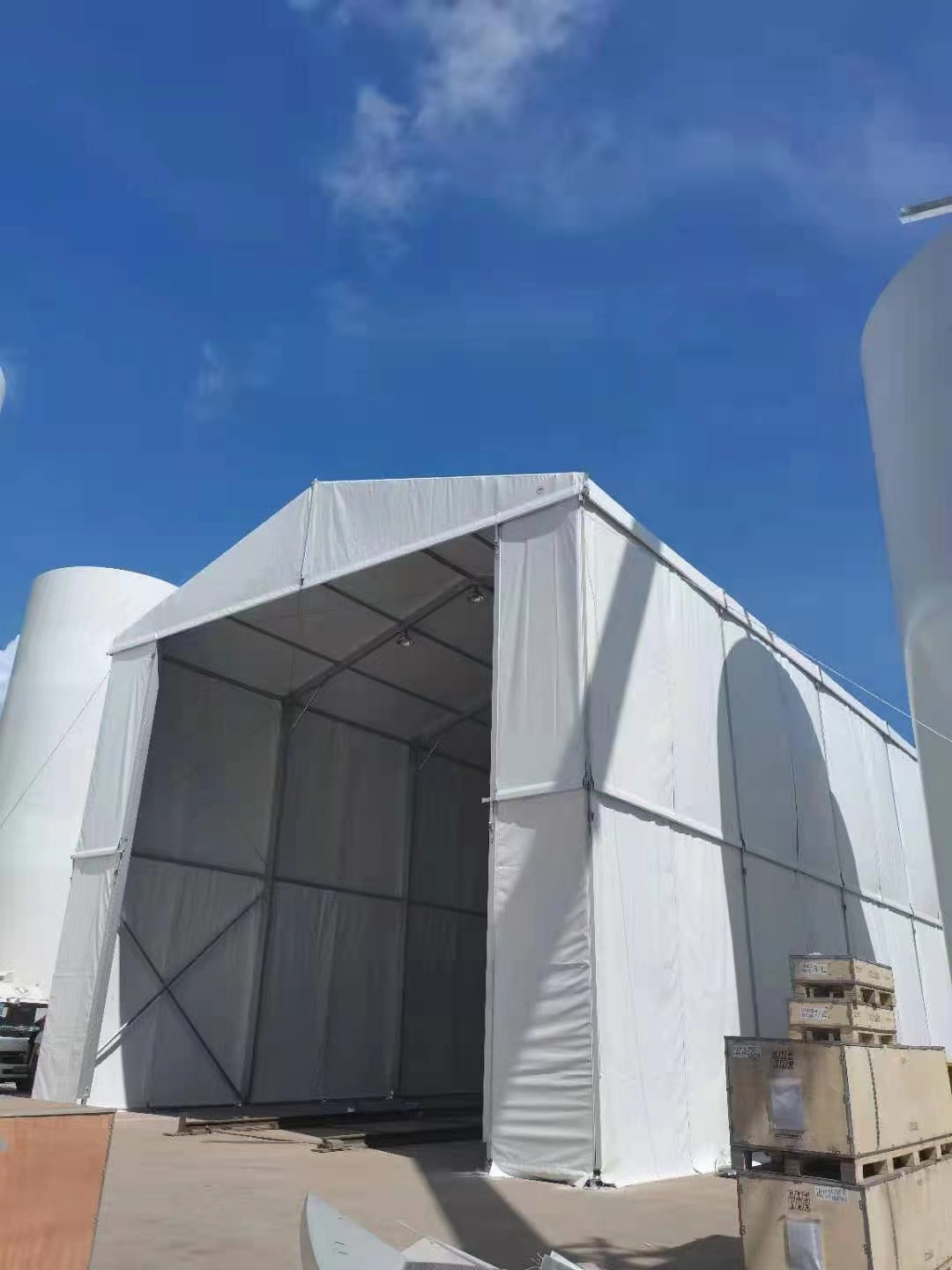 10米高倉(cāng)儲(chǔ)篷房