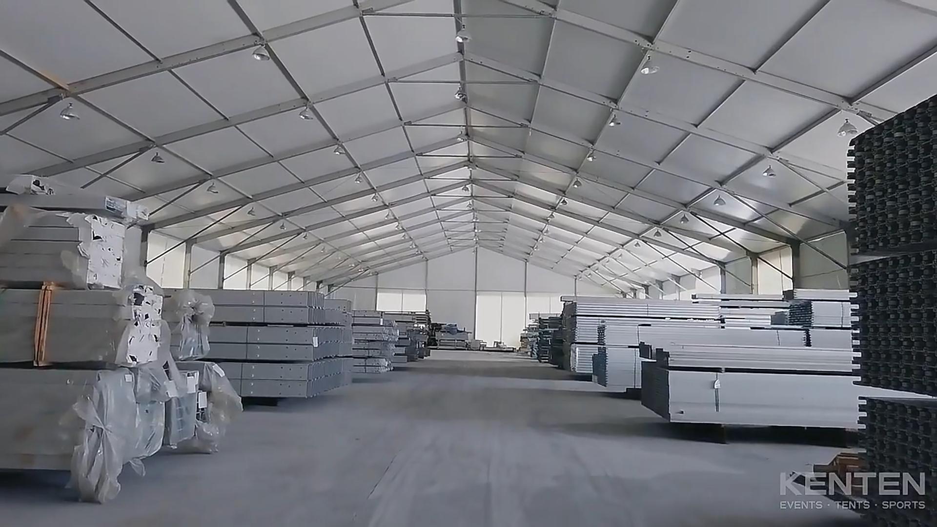 倉庫不夠用？就選建廷篷房：搭建快、服務(wù)好、價格香，賽事級篷房質(zhì)量