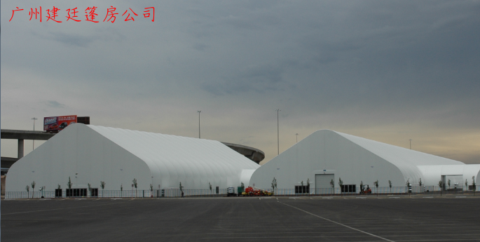 彎柱篷房-跨度50米