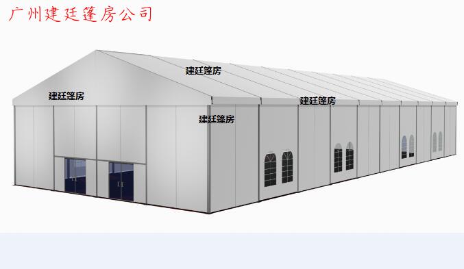 A字型篷房效果圖-跨度20米