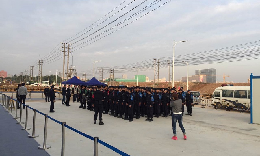 深圳篷房租賃-amoled開工儀式