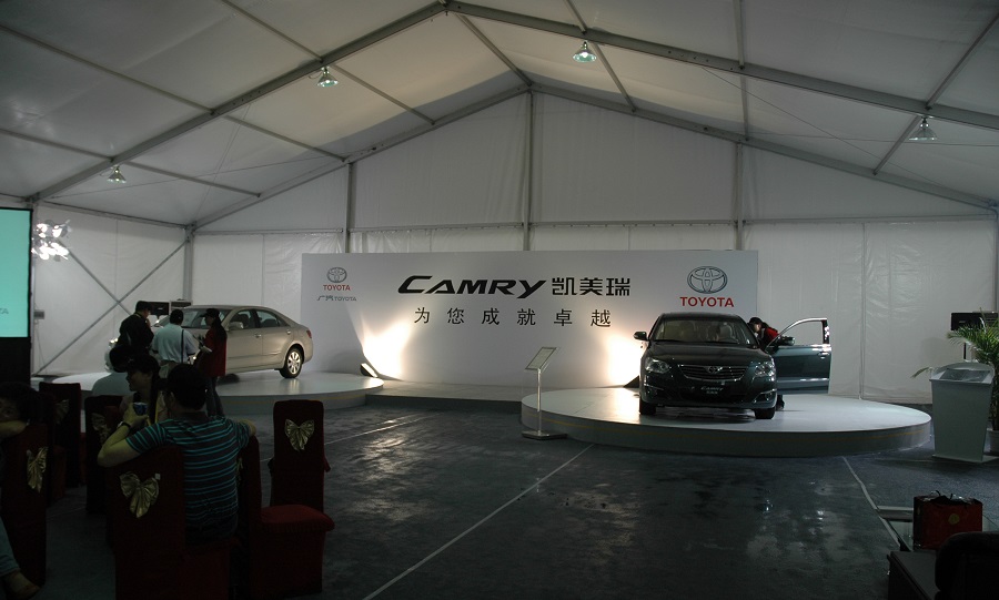 車展篷房-豐田凱美瑞