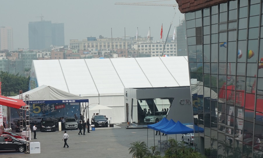 深圳篷房出租-4s店新車試駕活動