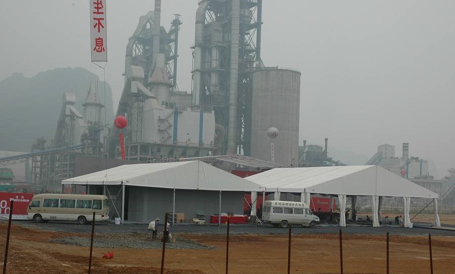 慶典篷房-臺泥（英德）水泥有限公司活動儀式