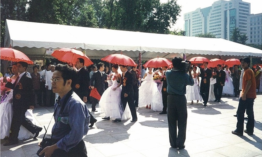 婚禮篷房租賃-2002第四屆廣州國際集體婚禮