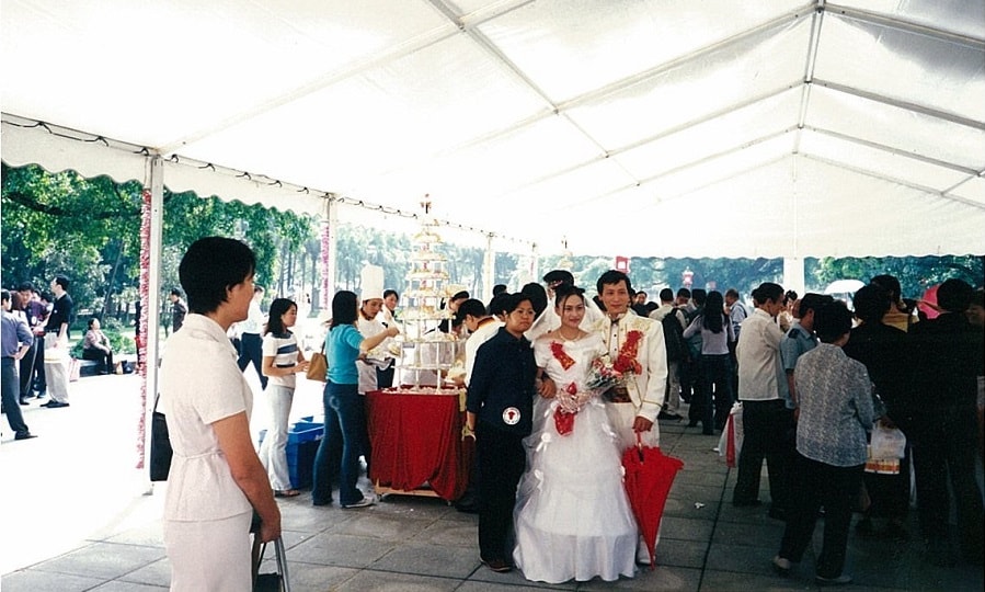 婚禮篷房租賃-2002第四屆廣州國際集體婚禮