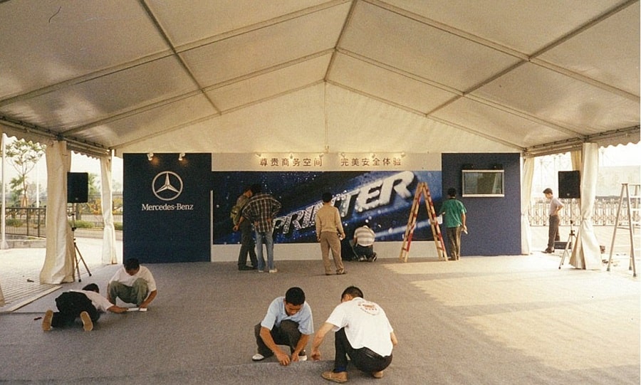 車(chē)展篷房-廣州奔馳試駕