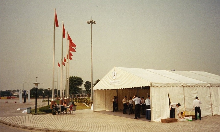 車(chē)展篷房-廣州奔馳試駕