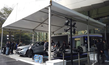 珠海篷房租賃-新能源汽車發(fā)布會