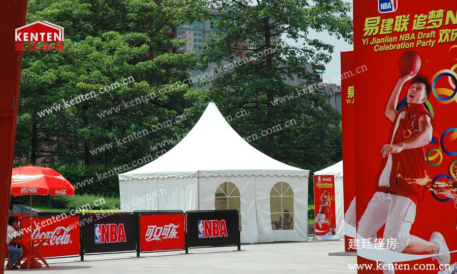 戶外尖頂篷房-易建聯(lián)追夢(mèng)nba活動(dòng)