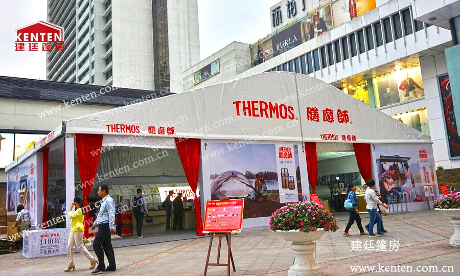 弧形篷房-跨度20米x長(zhǎng)度15米x邊高4米