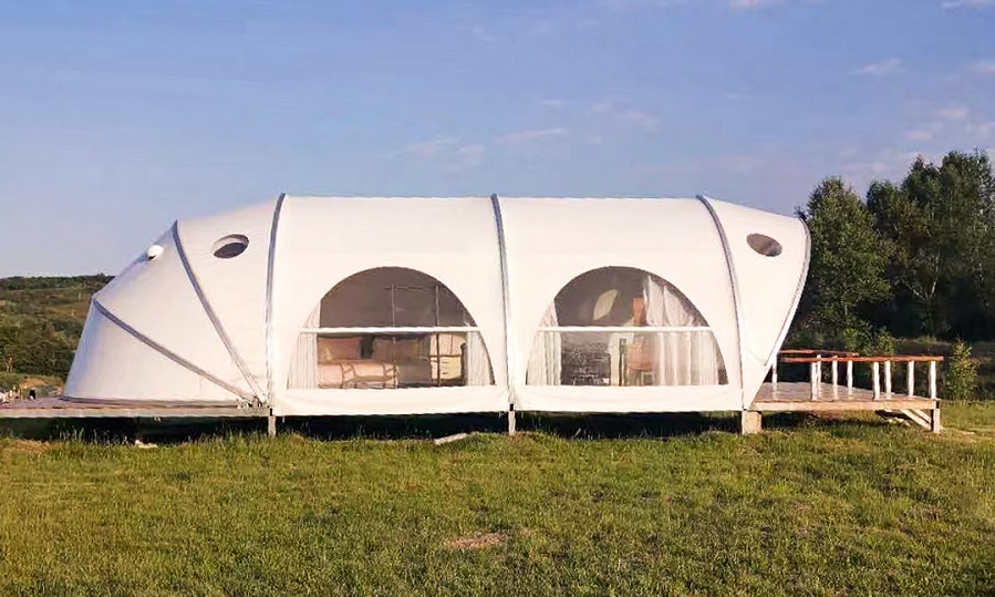 貝殼酒店篷房-廠家定做設(shè)計