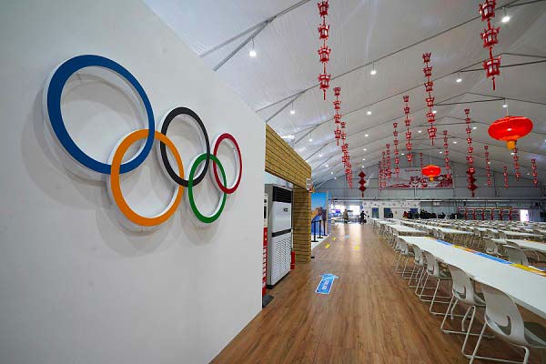 張家口奧運村運動員餐廳篷房